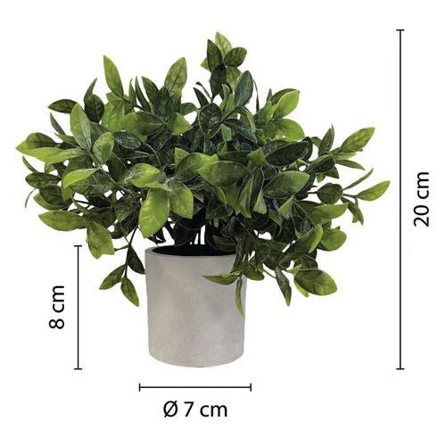3 plantes artificielles romarin