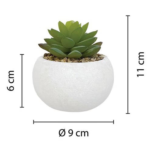 3 Plantes succulentes artificielles