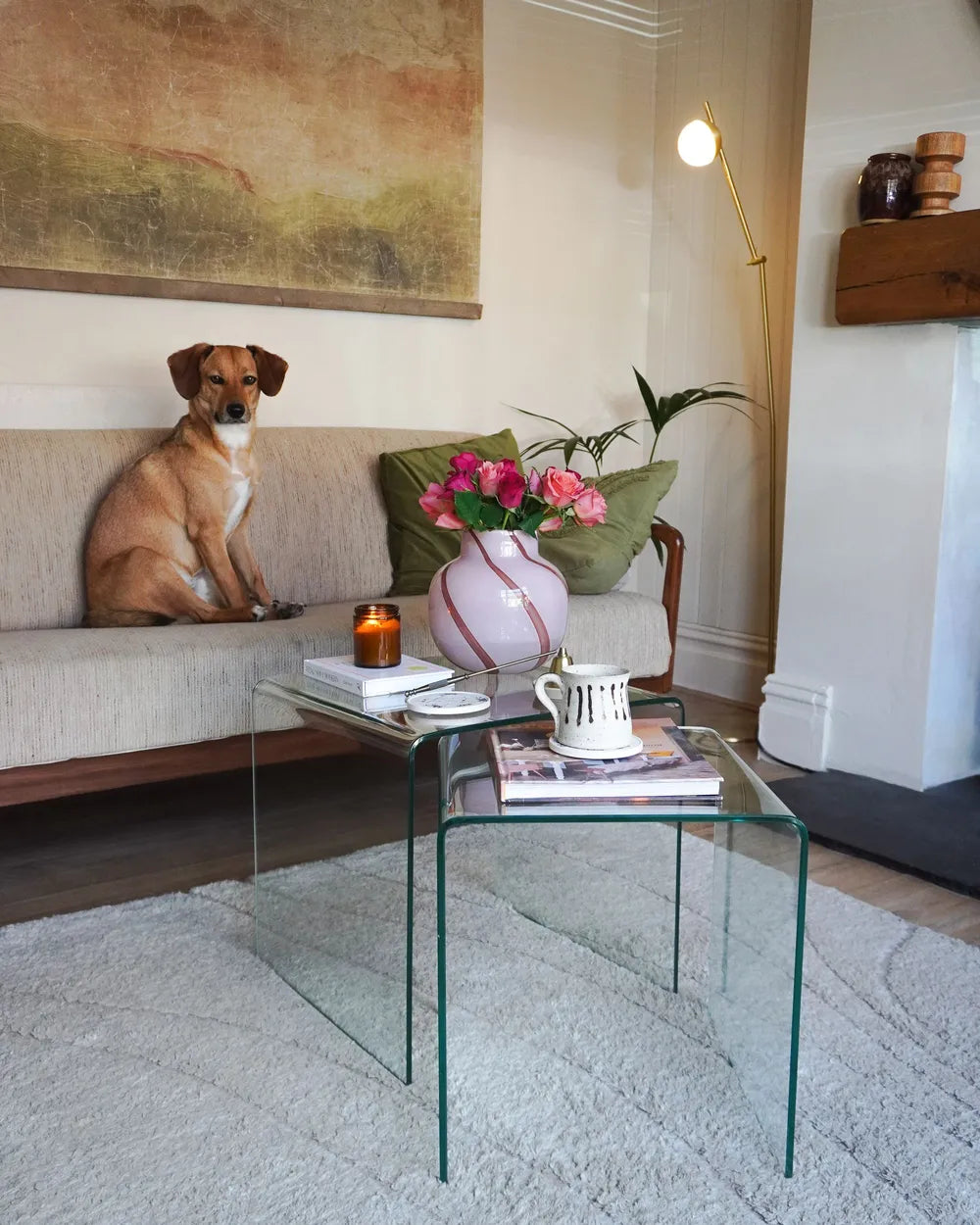 Lot de 2 tables d'appoint
