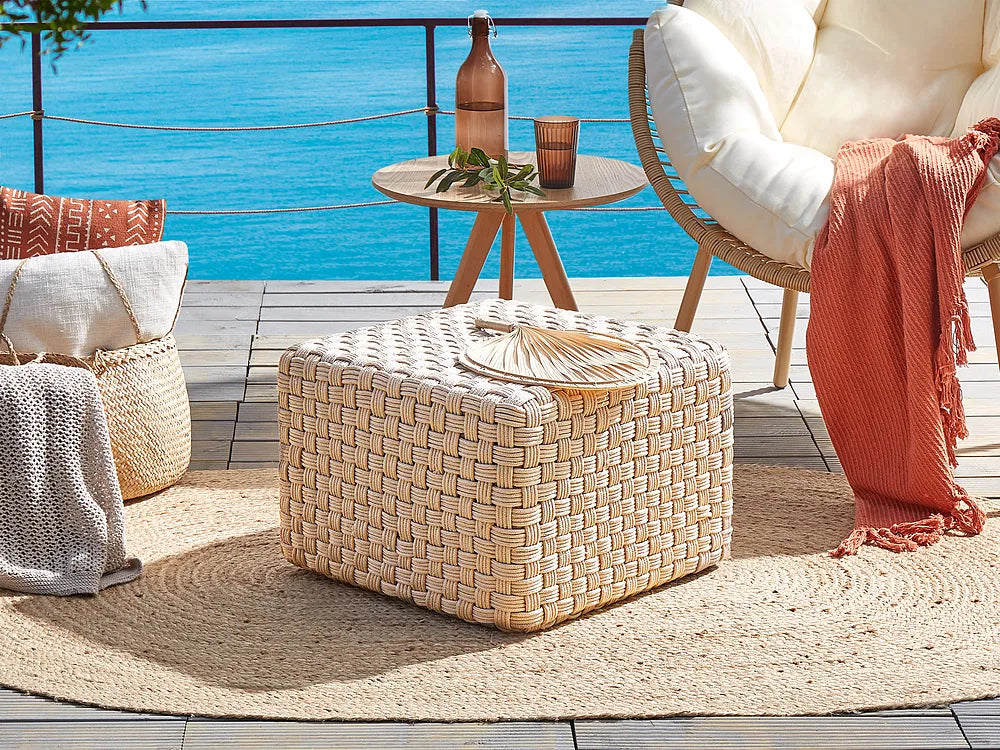 Pouf - Beige clair