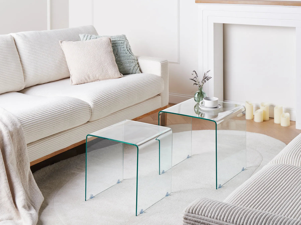 Lot de 2 tables d'appoint