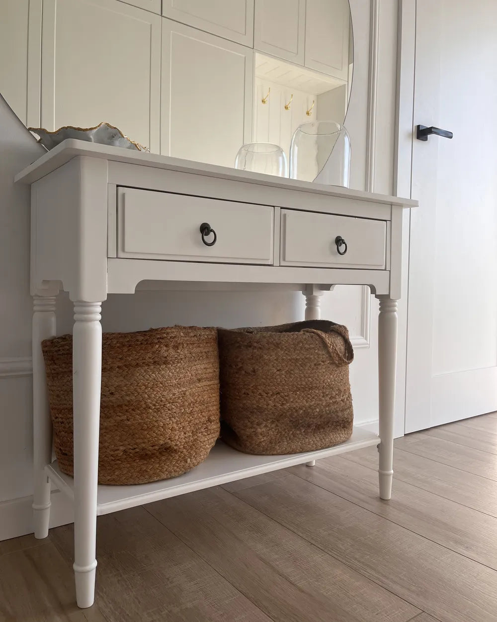 2 paniers Jute Beige